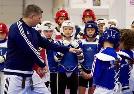 Teaching Taekwondo